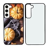 JUSTRY 5PCS Sublimation Blank Phone Case Bulk Covers Compatible with Samsung Galaxy S23+ Plus 5G,Easy to Sublimate DIY 2 in 1 2D Case Soft Rubber Printable Cover + Insert Glitter Wholesale Pack