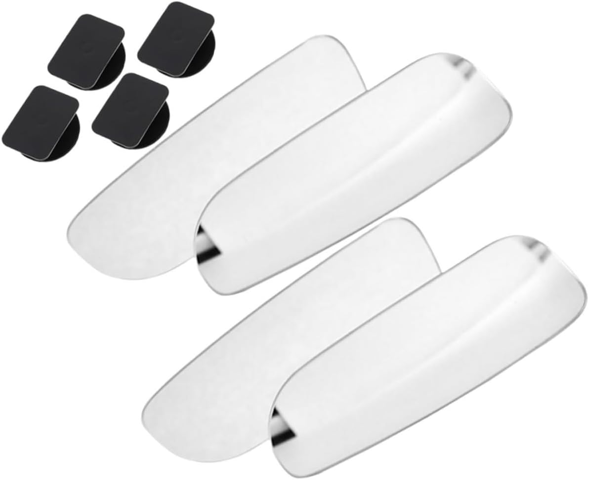 PRETYZOOM 2 Pairs Wide Angle Mirrors Car Auxiliary Side Rearview Mirrors for Enhanced Safety and Visibility Easy Installation Durable Design for All Vehicles