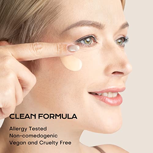 Mistine Liquid Foundation Makeup Full Coverage Foundation For Oily Skin,24 Hour Oil Control Makeup Foundation,Skin-Caring,Moisturizing Formula,Waterproof Foundation,Matte Finish,Fair Ivory,1 Fl Oz #TOP5