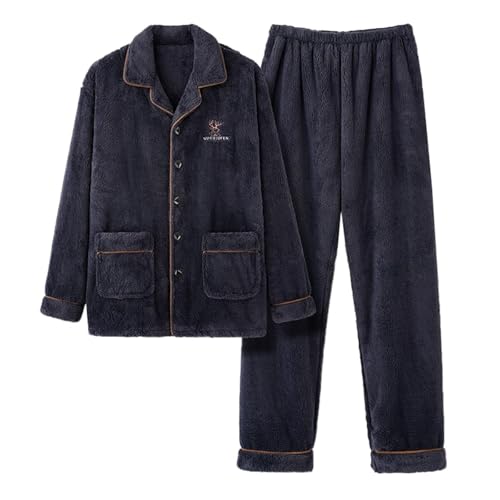 Pyjama moelleux homme haut de gamme avec poches fonctionnelles