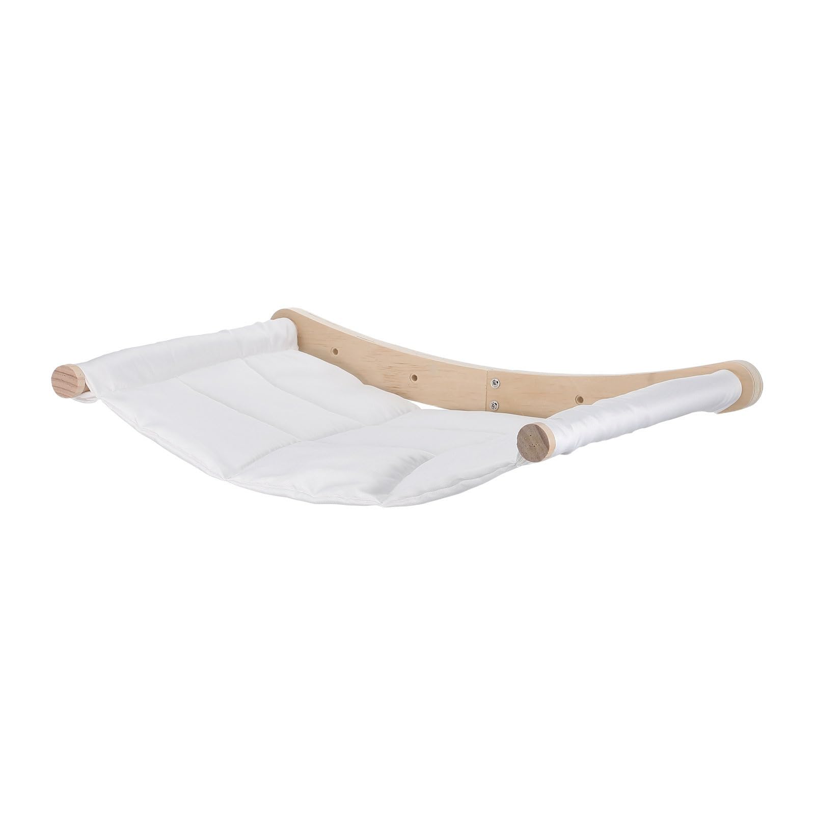 Hamac mural pour chat Abaodam avec étagères en bois blanc pour optimiser l'espace