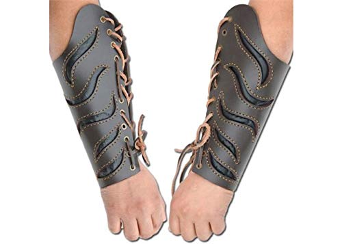 Assassins Creed Altair Leather Medieval Bracer Set Brown