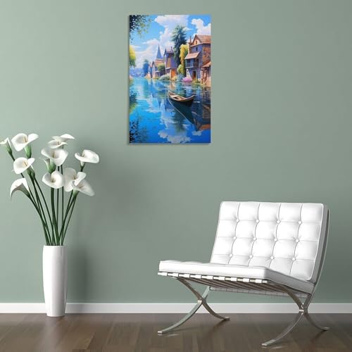 Impression toile Venise pour habiller un mur vide et illuminer une pièce sombre