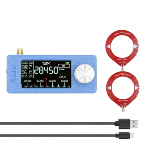 Eieenotee SI4732 Mini-Radioempfänger mit Rahmenantenne