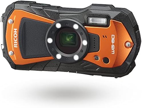 Amazon.com : Ricoh WG-80 Orange Waterproof Digital Camera  