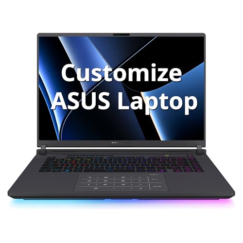 Image of Terrorblade Customized Laptop, Created Using ROG Strix G16 16 inch WQXGA 240Hz Gaming Laptop, GeForce RTX 5070 Ti 8GB, Intel Ultra 9 275HX, 32GB /64GB RAM, 1TB SSD, Backlit Keyboard, Win11 Pro, Gray
