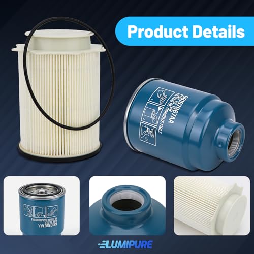 Image of 6.7L Cummins Fuel Filter Water Separator Set | Replacement for 2013-2018 Dodge Ram 2500 3500 4500 5500 6.7L Cummins Turbo Diesel Engines | Replaces# 68157291AA,68197867AA