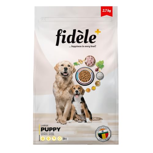 Image of Fidele+ Large Breed Puppy Food | 2.7kg | High Protein for Growth | Strong Bones & Joints | Controlled Growth | Weight Management
