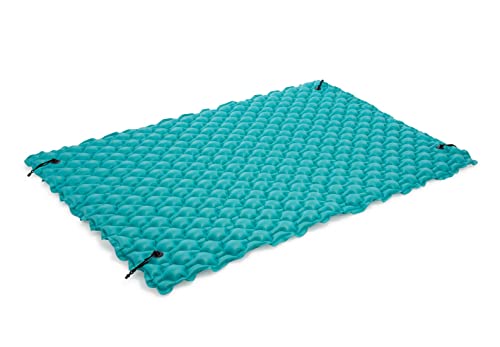 Intex 56841EU - Aufblasbare Schwimmende Luftmatratze Blau mit Kissen, Vinyl, Mehrfarbig, 290x226 cm