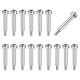MECCANIXITY 16 Pcs 304 Stainless Steel Shoulder Bolt 4mm Shoulder Dia 14mm Shoulder Length M3x0.5 Thread Hex Socket Shoulder Bolts for Hydraulic Injection Molding Machinery Industries