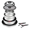 Jamie Oliver by Tefal L9769932 Set 9PCS G6 JO ING6 SS DE StackPP STLS ST Stainless SteelBlack