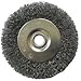 Westward 4EDP8 Wire Wheel, 8 In D, Steel, 0.0140 Wire