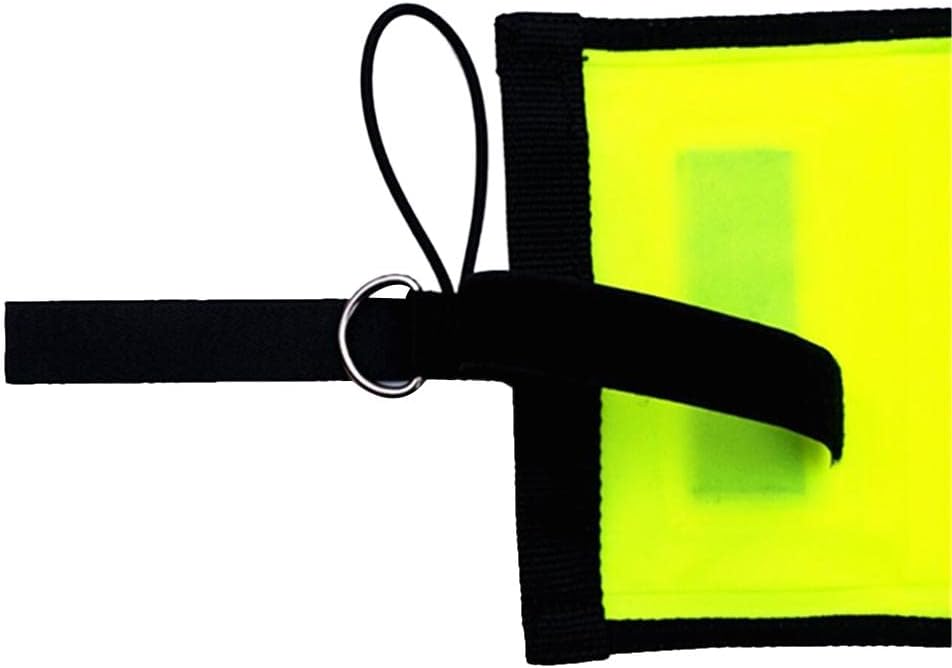 Professional Scuba Diving Surface Marker Buoy SMB ''Diver Below'' Tube with Oral Inflator,
