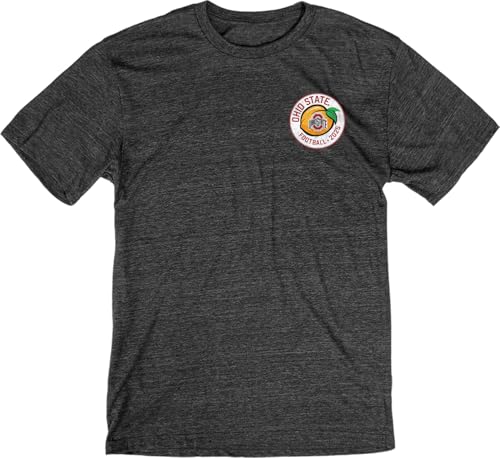 Camiseta Ohio State Buckeyes Hombre Camiseta Negra Deportiva NCAA Algodón 5