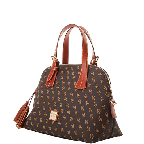 Dooney & Bourke Satchel Handbags for Women, Gretta Audrey Small Satchel Bag with Crossbody Strap2