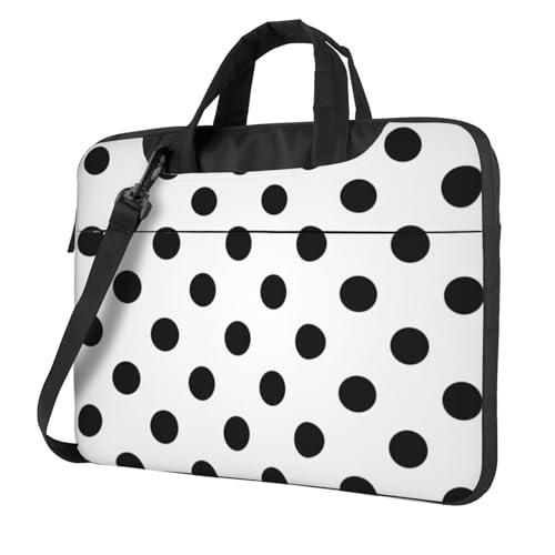 Laptop Tote Bag para hombres y mujeres negro miniatura 1