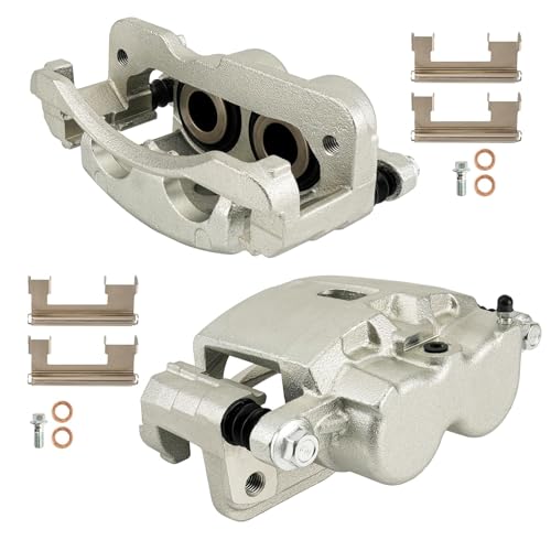 Image of KAX Disc Brake Caliper Assembly for Chevrolet Silverado 1500 /GMC Sierra 1500 1999-2006,Tahoe /Suburban /Yukon 1500 2000-2006, Silverado 2500 HD /Sierra 2500 HD 2001-2010, Front or Rear Side, 2pcs
