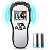 Pinless Wood Moisture Meter Detection - Firewood Moisture Meter Digital Moisture Detector for Lumber
