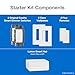 Lutron Caseta Original Smart Dimmer Switch Kit, 2 Dimmer Switches, 2 Wall Plates, 2 Pico Remotes, and Smart Hub, Works with Alexa, Apple Home, Google Home, 3 Way, 150W, No Neutral, P-BDG-PKG2W-A