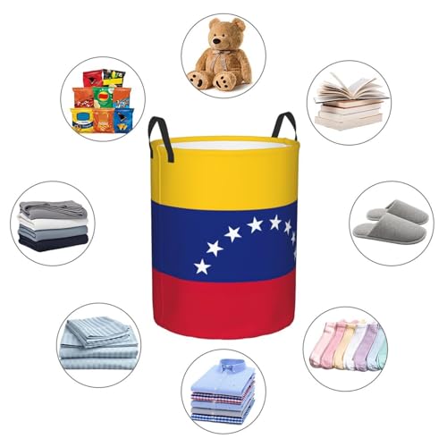 Panier à linge drapeau Venezuela pour ranger les couvertures