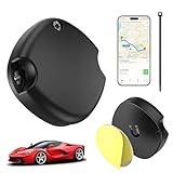 Magnetic Hidden GPS Tracker for Vehicles,Magnetic Waterproof Car Tracker, No Monthly fees, Mini Portable GPS Tracker for Bike,Trucks, Fleet, Motorcycle, Anti-Theft (iOS Only)