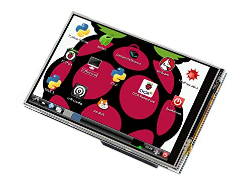 Waveshare Raspberry Pi 4inch RPi LCD (C) Monitor 480x320 Resolution Resistive Touch Screen 125MHz High-Speed SPI TFT Display Designed for All Version of Raspberry Pi Raspberry Pi 4