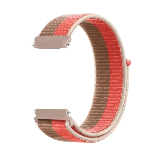 MEVMEVGNLN Fit For Samsung For Galaxy Watch 6/5/4/5pro/4/6 /active 2 �p�o���h�AFit For Huawei GT �p�i�C�������[�v�X�|�[�c�u���X���b�g(70 Wheat,22mm wat