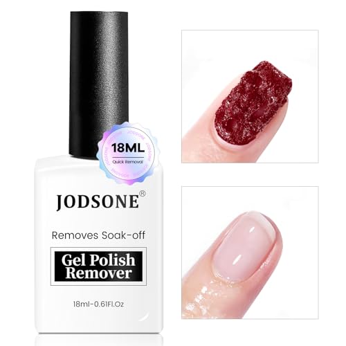 Image of JODSONE 18ml Gel Nail Polish Remover, Professional Gel Polish Remover, No Soaking or Wrapping Required, Quick and Easy Removal in 2-5 Minutes