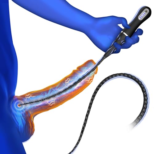 Octopus Tentacle Sounding Rods Urethra Vibrator Male Sex Toy Ansunooxx Prostate Massager Silicone Penis Plug with 10 Vibration Modes Vibrating Urethral Sounds Penis Vibrator for Beginner & BDSM Play