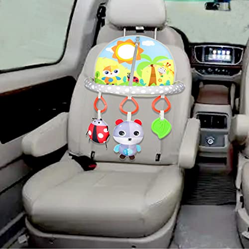 assentos carro para bebês, bebês, Pedal Fitness Frame com brinquedo pelúcia, Tapete ajustável para a