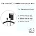 Raeisusp Type-c Spring Cable DMW-DCC12 DC Coupler DMW-BLF19 BLF19E Dummy Battery USB-C Cable Kit Compatible with Cameras Panasonic Lumix GH3 GH4 GH5 GH5s
