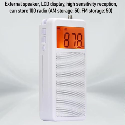 Radio Portátil Transistor con Pantalla LCD y Alarma miniatura 3