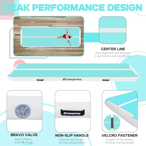 ChampionPlus Airtrack Matte 3m (Minzgrün) - 2