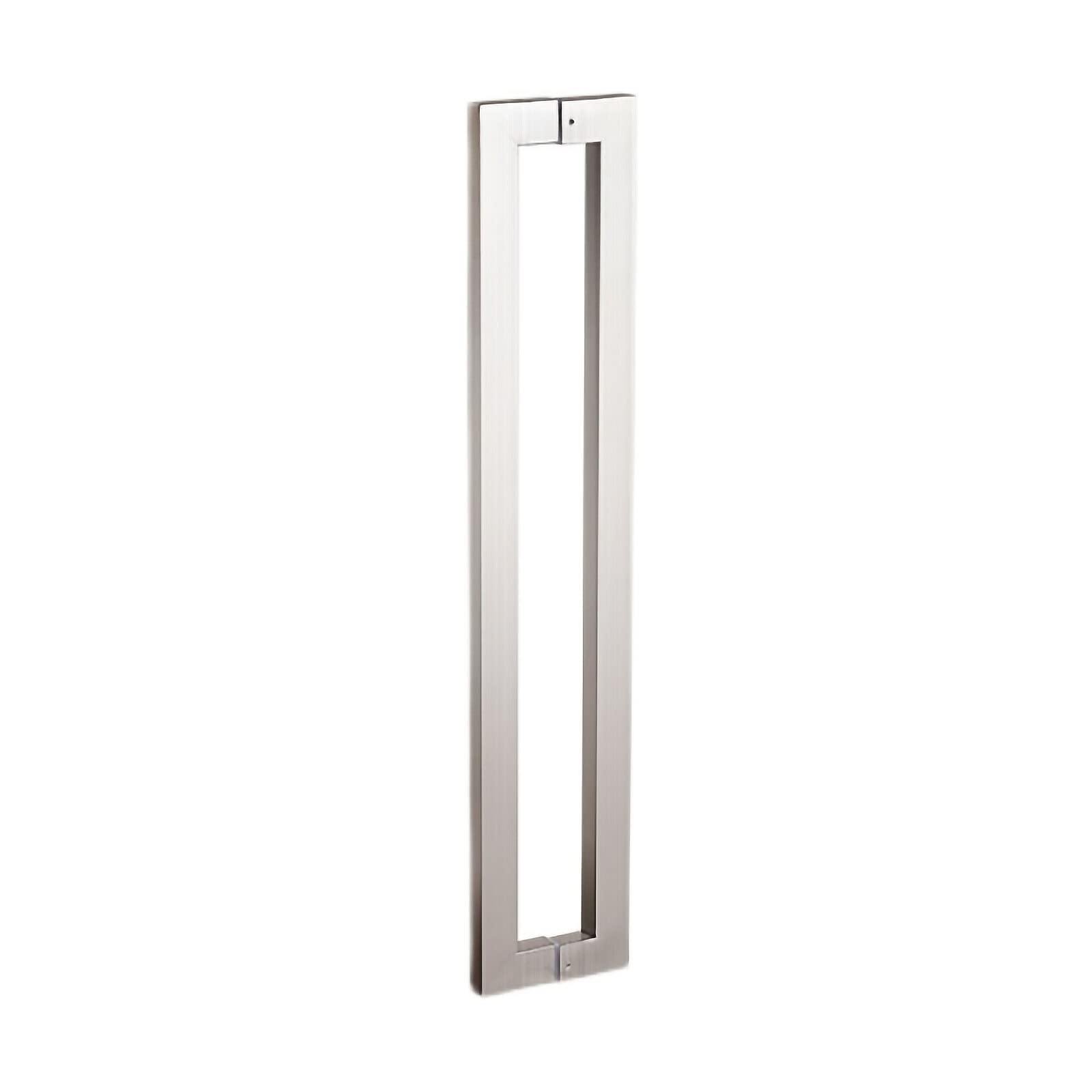 Poignée de porte de grange coulissante et entrée de magasin en inox au style moderne
