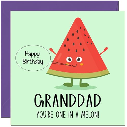 Granddad Birthday Card One in a Melon Birthday Cards for Granddad Grandpa