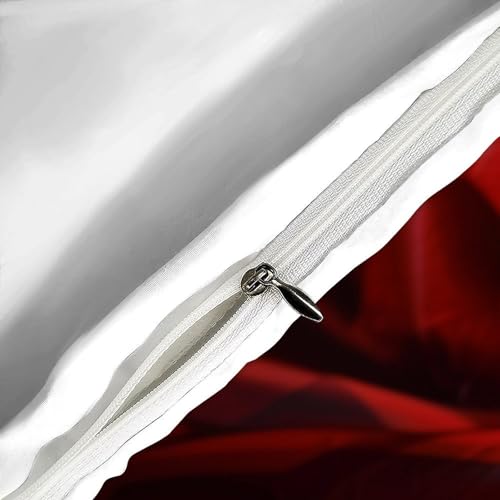Housse de couette Red Snake en microfibre de qualité supérieure pour lit une place - 6