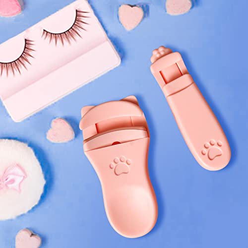 Eyelash Curler, 2Pcs Lash Curler With Silicone Replacement Pads, Wide Angle Eyelash Curler And Partial Precision Eyelash Curler - (Pink) #TOP7