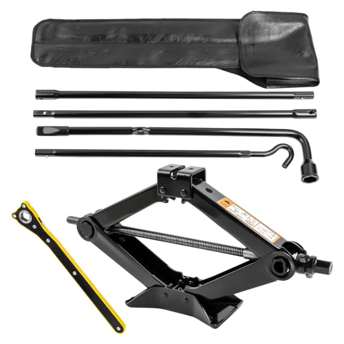 Spare Tire Jack Kit fit 2004-2019 F150, for 2.5 Ton Heavy Duty Scissor Jack, Spare Tire Tool Kit Includes Scissor Jack, Spare Tire Jack Handle and Spare Tire Lug Wrench