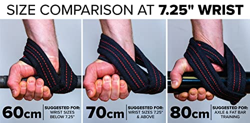 Image of Serious Steel Fitness Serious Steel Fitness Figure 8 Straps | Deadlift Straps |Lifting Straps (70 cm)