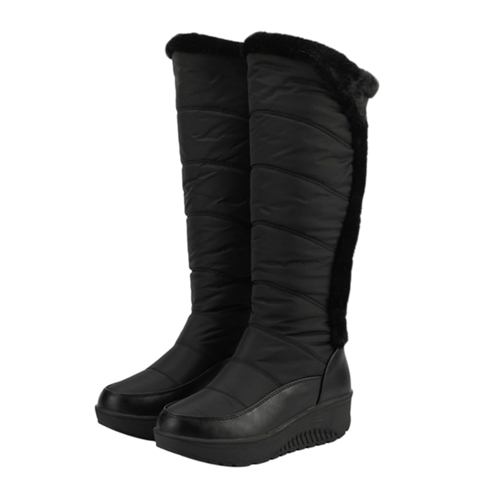 LYYSKY Womens High fleece snow boots Please see the size chart and product description Size US5-US11 EU35-EU44