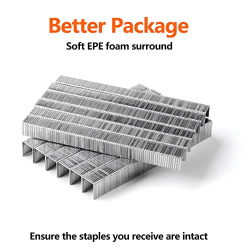 Image of Heavy Duty T50 Staples 1000-Count 2 Sizes 304 Stainless Steel