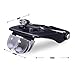 MAZHILIANG Hands Free Headband Magnifier with LED Light - Head Mounted Magnifier with Light for Reading, Jewelry Magnifier, Watch, Electronic Repair 1.2X, 1.8X, 2.5X, 3.5X