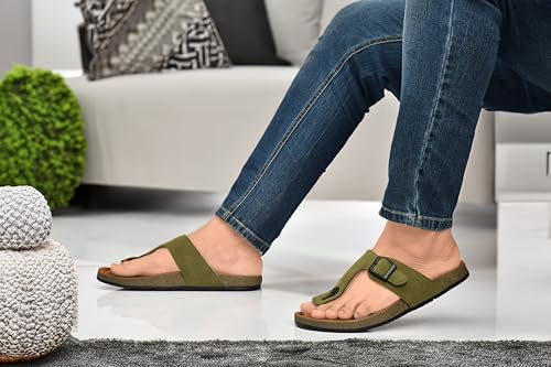 Image of HEALTH FIT Comfortable & LightWeight | Fashionable & Everyday Stylish & Durable Design Slip-on Style Flip Flops for Gents HF3078