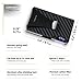 Carbon Fiber Wallet and Money Clip - RFID Blocking Front Pocket Wallet - Premium Minimalist Wallets for Men - Slim Credit Card Holder - Business Card Holder - Mens Wallet - Aluminum Metal Wallet