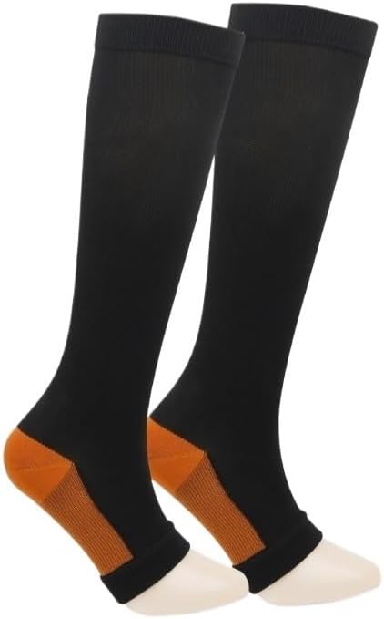 Men's Women's Outdoor Sports Pressure Socks Elastic Toe Compression