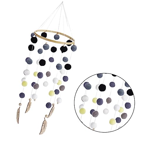 Wakauto 2 Pçs Corda Berçário Móvel Bebê Crianças Decoração Do Quarto Berço Móvel Brinquedo Infantil