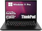 Lenovo ThinkPad X13 G1 - Portátil FHD de 13,3 pulgadas, Intel i5-10310U, 16 GB de RAM, 256 GB SSD, Windows 11 Pro...