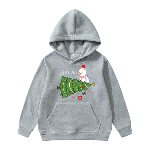 Sweat à capuche de Noël fille en polaire pour le matin du 25 décembre