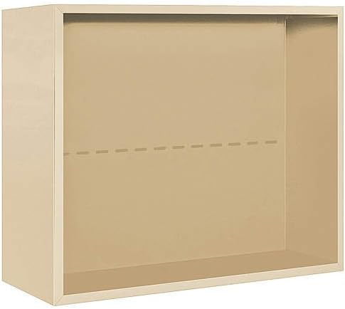 Salsbury Industries 3806D-SAN Surface Mounted Enclosure for 3706 Double Col, Sandstone