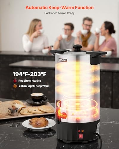 VEVOR 60 Cup Stainless Steel Urn